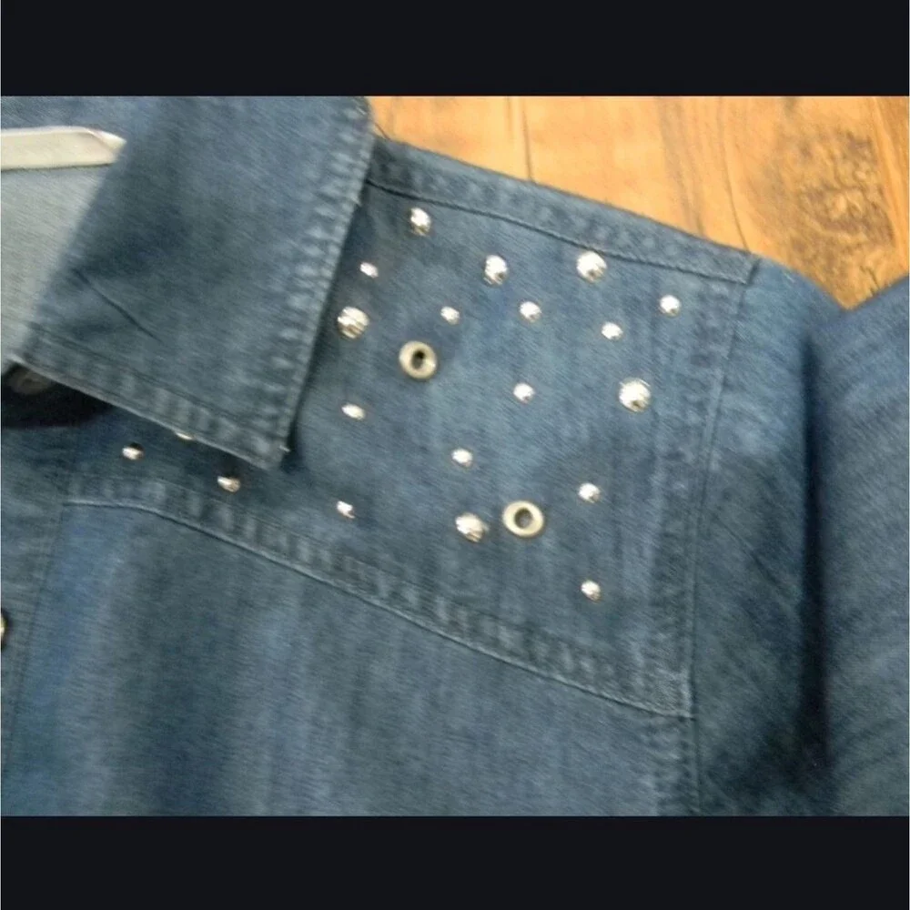 Womens Long Sleeve Denim Dress